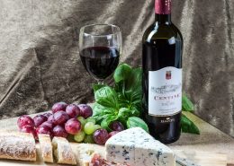 Wine and Cheese Food Photography