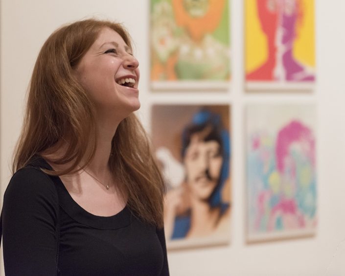 MOMA Smiling Redhead Fab Four