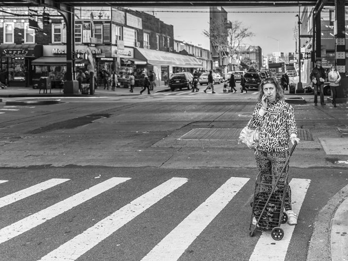 Brighton Beach Woman Shopping